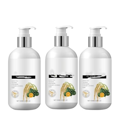 Reiswasser-Haarregenerierungsshampoo, Haarregenerierungsshampoo mit Biotin, bei Haarausfall und dünner werdendem Haar, Kraftvolles und regenerierendes Haar, für Männer und Frauen von ZeTjieXing