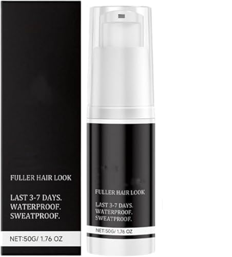 Schwarzes Instant-Haarpuder, Haaransatzpuder für Frauen und Männer, deckt lose Haare einfach ab und betont den Haaransatz von ZeTjieXing