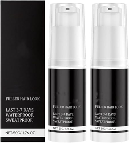 Schwarzes Instant-Haarpuder, Haaransatzpuder für Frauen und Männer, deckt lose Haare einfach ab und betont den Haaransatz von ZeTjieXing