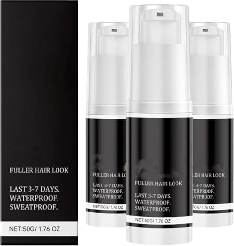 Schwarzes Instant-Haarpuder, Haaransatzpuder für Frauen und Männer, deckt lose Haare einfach ab und betont den Haaransatz von ZeTjieXing