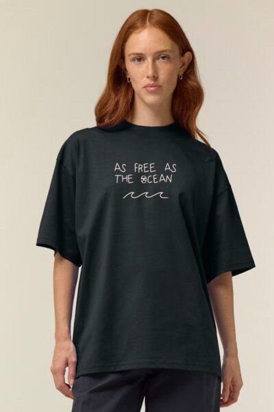 Zeachild As Free As The Ocean Shirt Unisex Bio von Zeachild