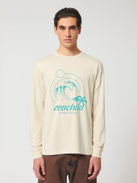 Zeachild Crew Wave Longsleeve Unisex Biobaumwolle von Zeachild