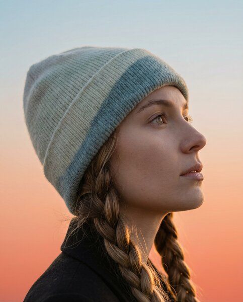 Zeachild TidalWave Beanie Unisex aus recyceltem Polyester von Zeachild