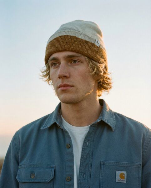 Zeachild TidalWave Beanie Unisex aus recyceltem Polyester von Zeachild