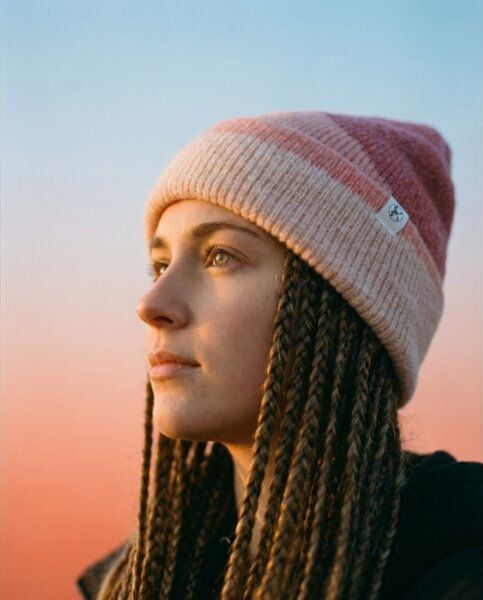 Zeachild TidalWave Beanie Unisex aus recyceltem Polyester von Zeachild