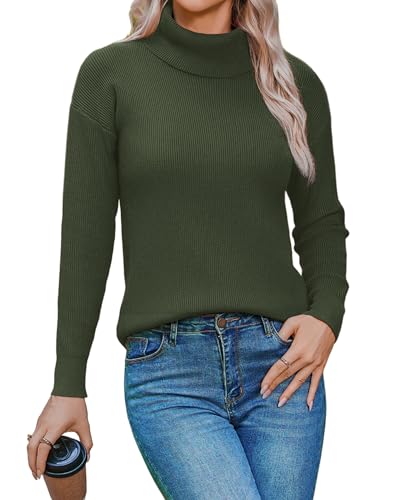 Zeagoo Pullover Damen Winterpullover Weihnachts Fleecepullover Bequem Weihnachtspullover Lässig Strickpulli Herbst Oberteil Oberteile Langarmshirt Sweater Armeegrün L Zeagoo Pullover Damen Winterpullover Weihnachts Fleecepullover Bequem Weihnachtspullover Lässig Strickpulli Herbst Oberteil Oberteile Langarmshirt Sweater Armeegrün L von Zeagoo