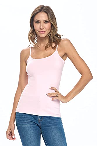 Zeagoo Unterhemd Damen Spaghetti Top Unterhemd Spaghettiträger Strap Basic Cami Tank Top für Frauen von Zeagoo