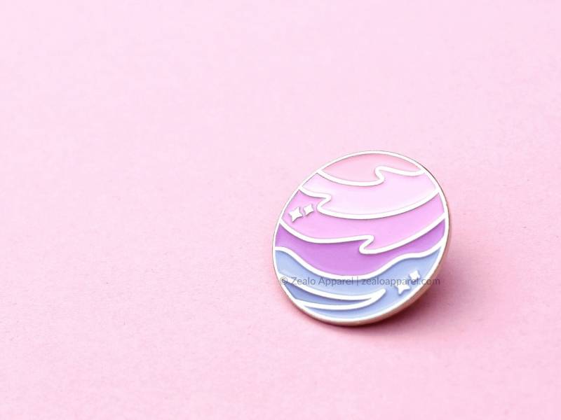 Bisexuell Pride Pastell Planet Emaille Pin Bisexuell Pride Pastell Planet Emaille Pin von ZealoApparel