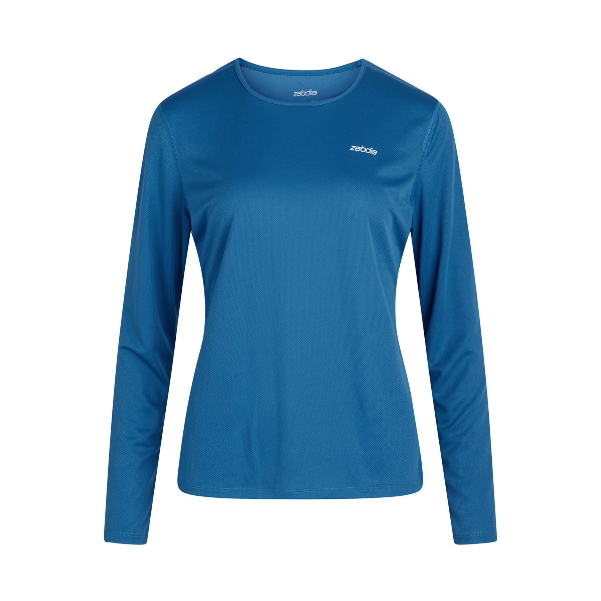 Zebdia Sports Bluse, Farbe: Blau, Größe: L, Damen von Zebdia