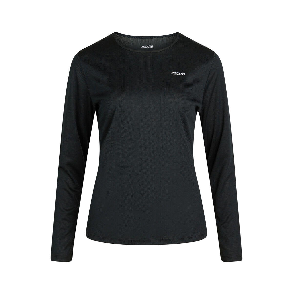 Zebdia Sports Bluse, Farbe: Schwarz, Größe: L, Damen von Zebdia