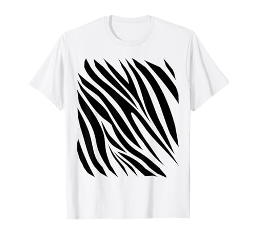 Zebramuster Idee für Kinder & Zebrastreifen Halloween Kostüm T-Shirt von Zebra Print Outfits & Zebra Costume Idea For Women