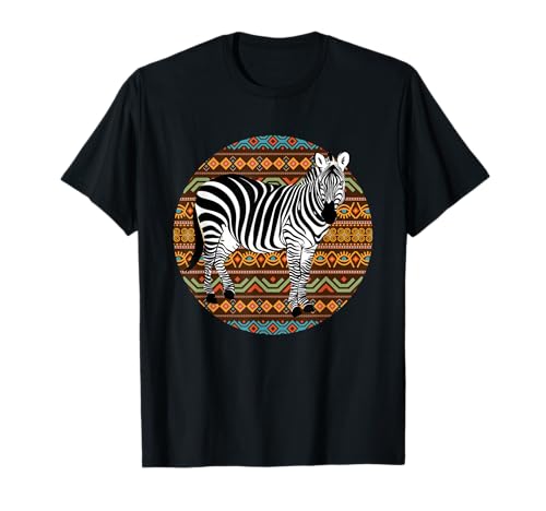 Zebra-t-shirt Für Männer In Afrika-tierischem Wildem T-Shirt von Zebra T-shirt Für Männer Frauen Tier Afrika Safari