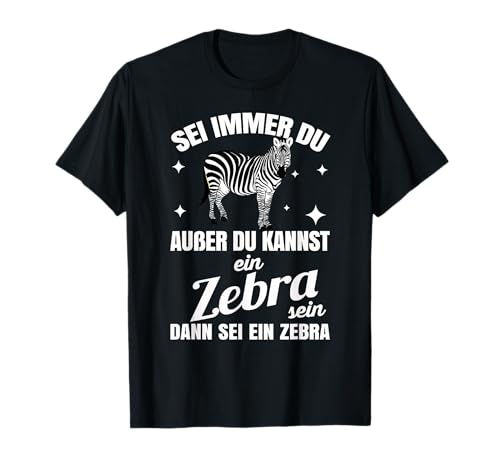 Zebra T-Shirt Wildlife Safari Africa Zookeeper - Kinder, Unisex - Kurzarm - Schwarz - S von Zebra Tshirt Wildlife Safari Africa Zookeeper