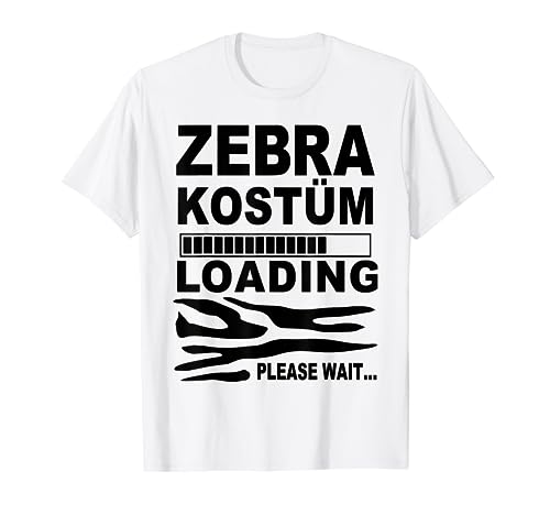 Zebra Kostüm Damen Herren Kinder Zebrakostüm Afrika Tier T-Shirt Zebra Kostüm Damen Herren Kinder Zebrakostüm Afrika Tier T-Shirt von Zebra Zebramuster loading Lustiges Tierkostüm