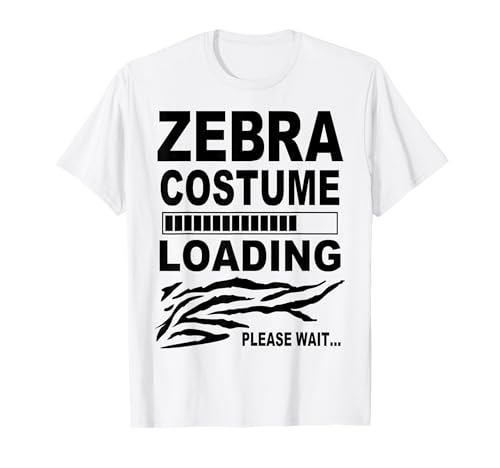 Zebrakostüm Zebra Kostüm Afrika Herren Damen Kinder T-Shirt Zebrakostüm Zebra Kostüm Afrika Herren Damen Kinder T-Shirt von Zebrakostüm lustig Karneval lustige Kostüme