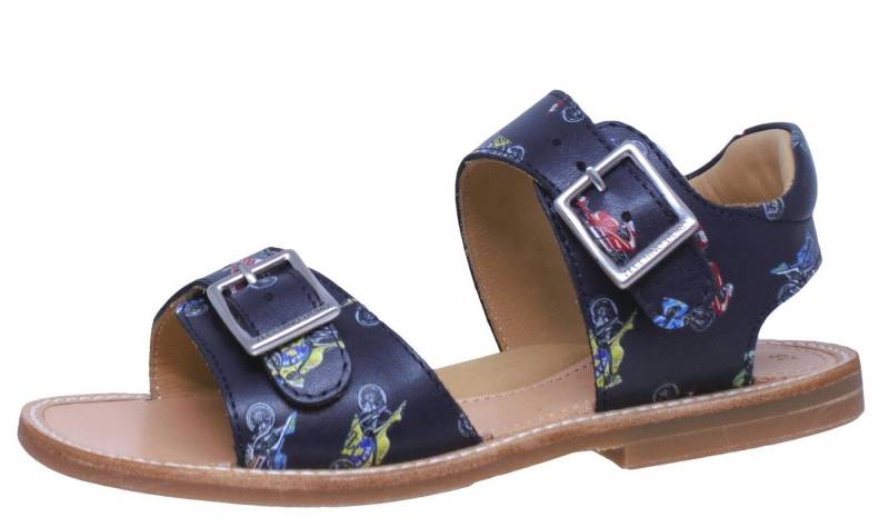 Zecchino d'Oro Zecchino d'Oro A31 3100 offene Kinder Sandalen Leder Blau Sandalette von Zecchino d'Oro