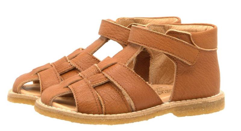 Zecchino d'Oro Zecchino d'Oro Sanlalen Lauflenschuhe Jungen N6-0633 Leder Braun Sandalette von Zecchino d'Oro