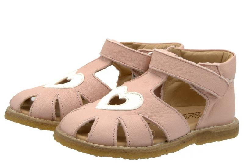 Zecchino d'Oro Zecchino d'Oro Sanlalen Mädchen N6-0614 Leder Rose Sandalette von Zecchino d'Oro