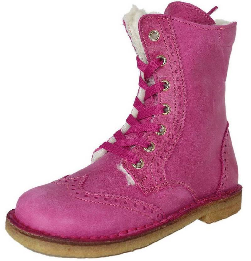 Zecchino d'Oro Zecchino d'Oro Stiefeletten A06-4624 Stiefel Budapester Lammfell Schnürstiefelette von Zecchino d'Oro