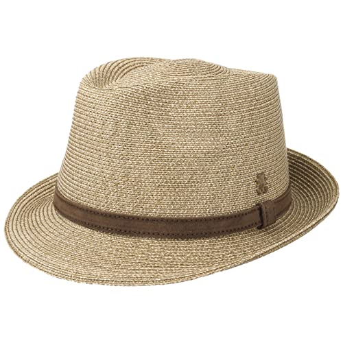 Zechbauer by Mayser Hanf-Leinen Trilby Hut UV-Schutz Sonnenhut Sommerhut Strandhut Herrenhut Damenhu Strandhut Sommerhut (56 cm - Natur) von Zechbauer by Mayser