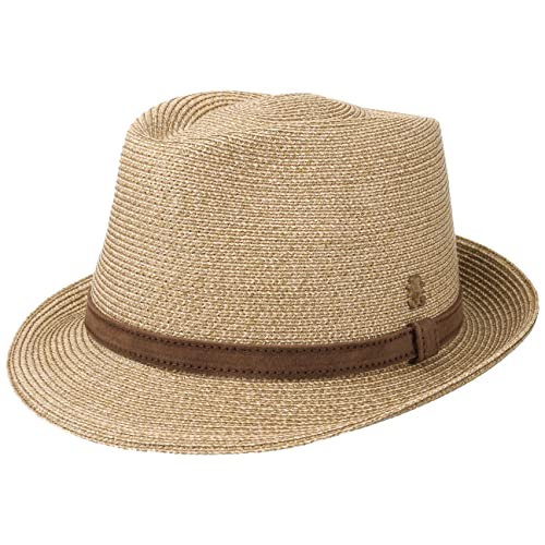 Zechbauer by Mayser Hanf-Leinen Trilby Hut UV-Schutz Sonnenhut Sommerhut Strandhut Herrenhut Damenhu Strandhut Sommerhut (59 cm - Natur) von Zechbauer by Mayser