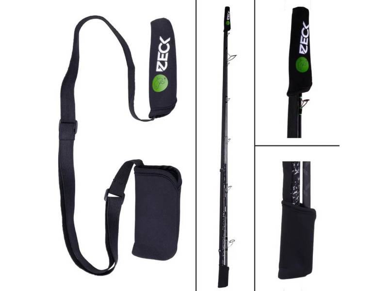 Zeck Fishing Angelrutentasche Zeck Wels Rutenschutz für Griff und Spitze verstellbar von Zeck Fishing