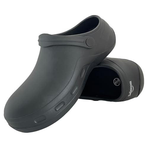 Zedazoom Küche Arbeit Schuhe Chef Stahl Zehe Smashproof Sicherheitsschuhe Non-Slip Clogs Schuhe für Männer und Frauen von Zedazoom