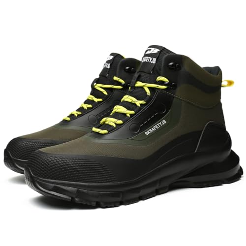 Zedazoom Sicherheitsschuhe Trainingsschuhe Arbeitsschuhe Stahlkappenschuhe Wasserdicht Mode Schuhe für Damen Herren von Zedazoom