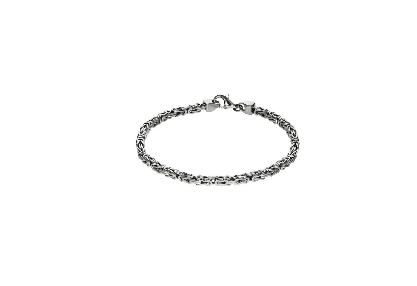 Zeeme Armband Silber 925 poliert Königskette 3mm breit von Zeeme
