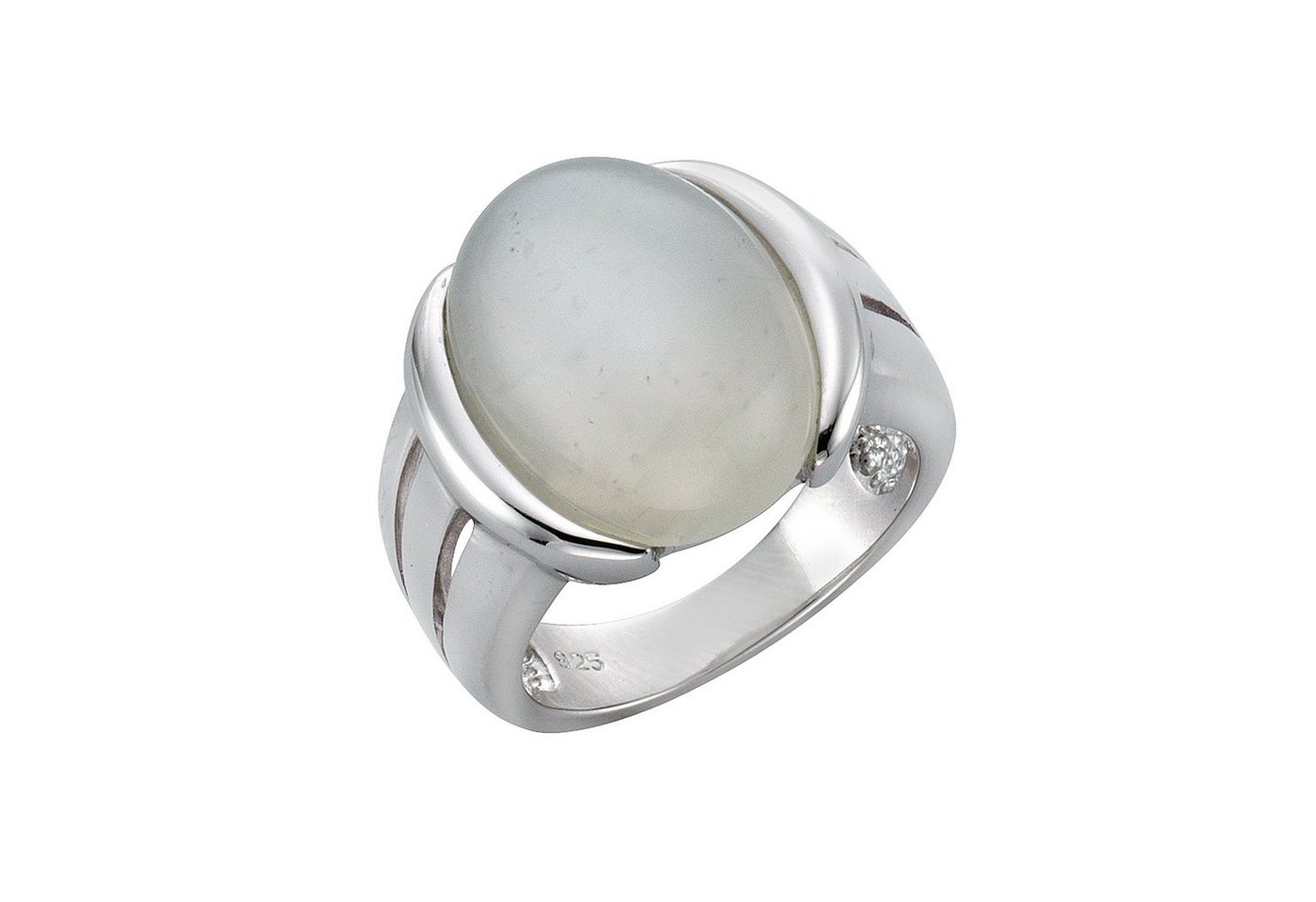 Zeeme Fingerring 925/- Sterling Silber Mondstein von Zeeme