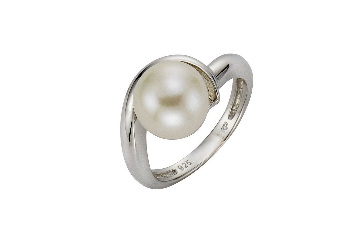 Zeeme Fingerring 925/- Sterling Silber Perle von Zeeme