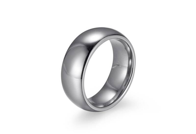 Zeeme Fingerring Edelstahl glanz poliert 8mm breit von Zeeme