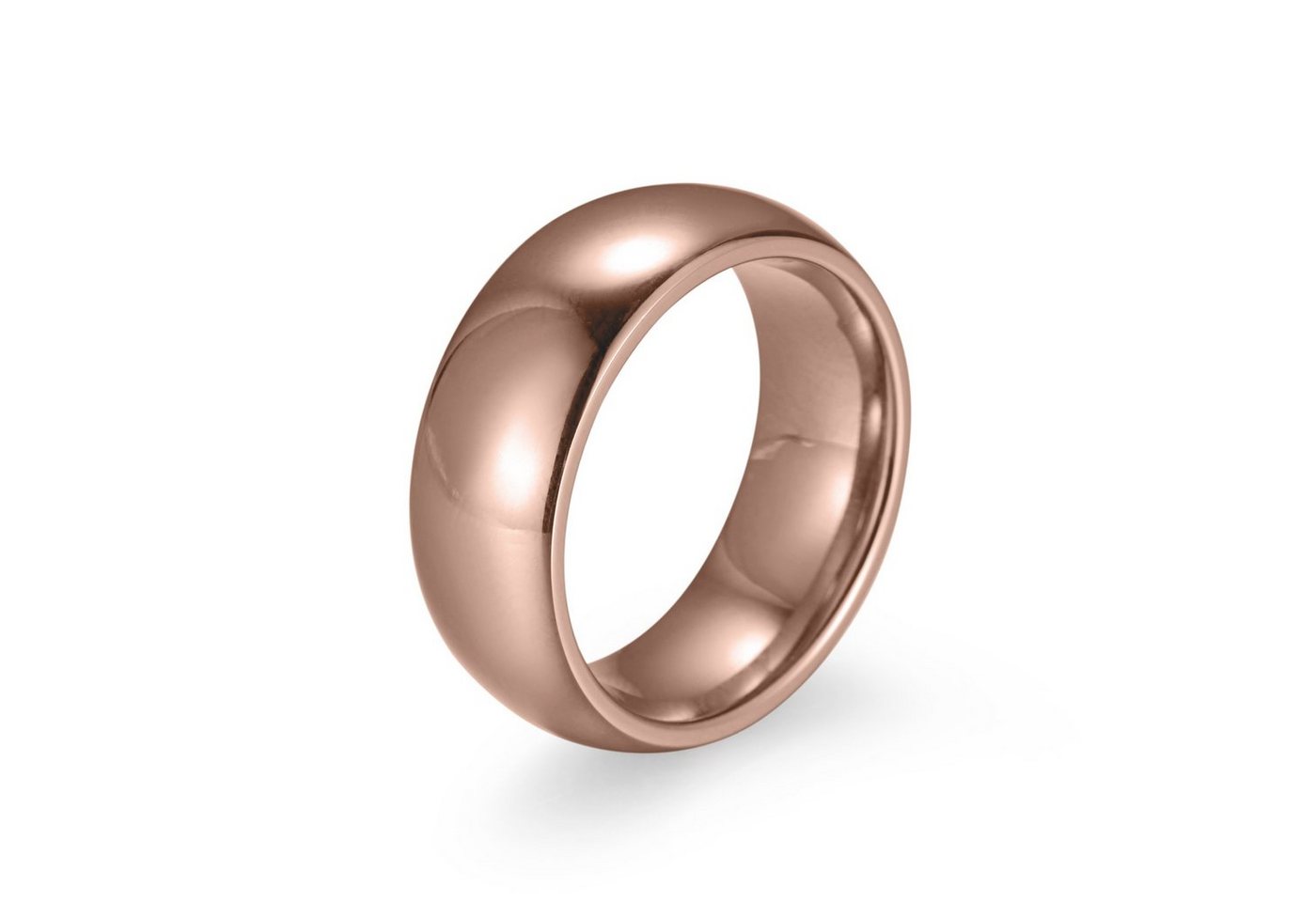 Zeeme Fingerring Edelstahl glanz poliert rose vergoldet von Zeeme