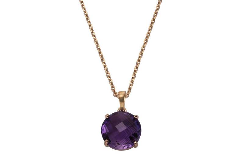 Zeeme Kette mit Anhänger 925 Sterling Silber Amethyst von Zeeme