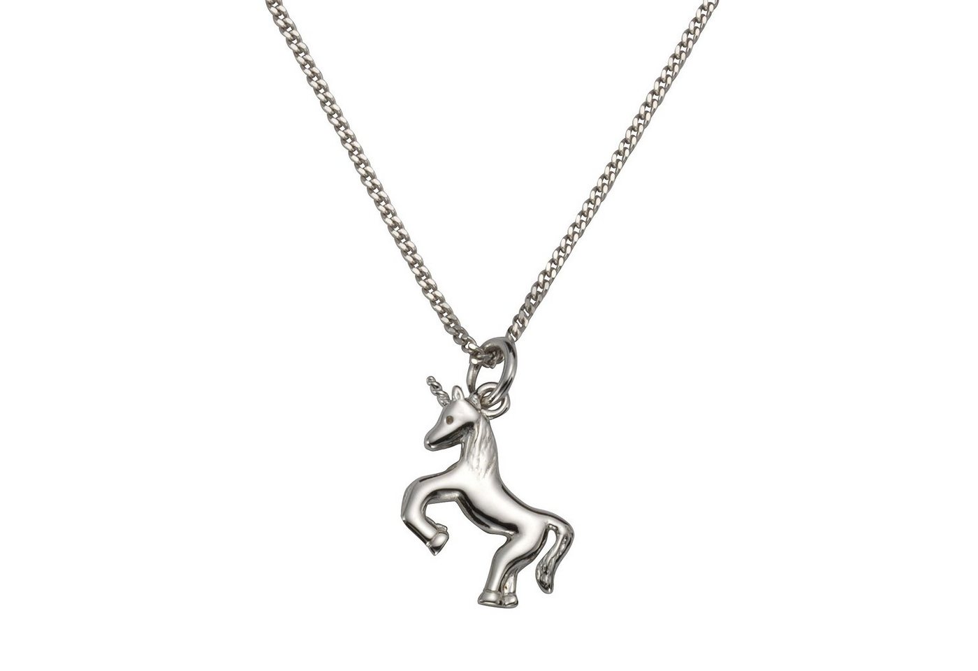 Zeeme Kette mit Anhänger 925 Silber Einhorn-Motiv von Zeeme