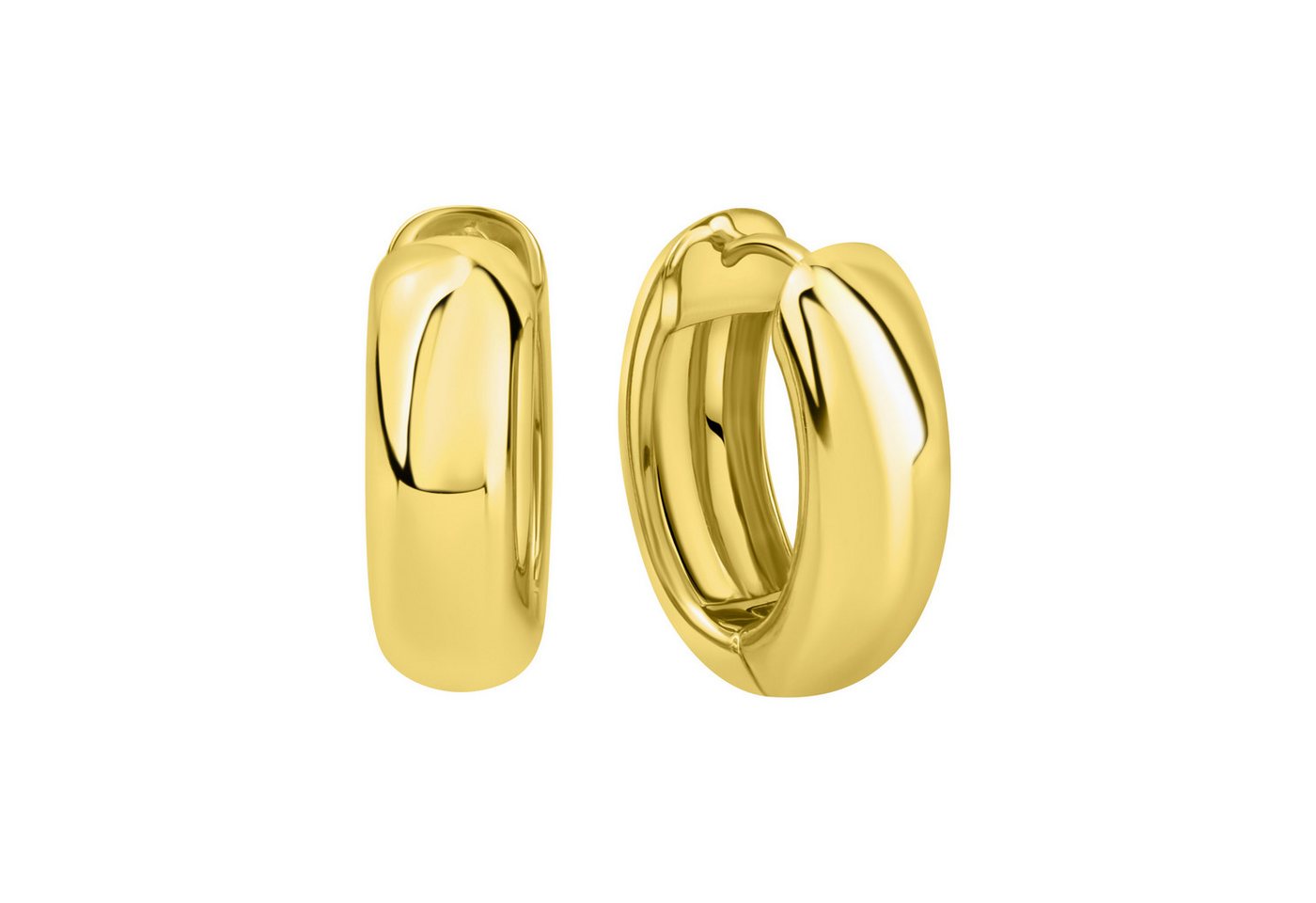Zeeme Paar Creolen 925/- Sterling Silber vergoldet oval Zeeme Paar Creolen 925/- Sterling Silber vergoldet oval von Zeeme