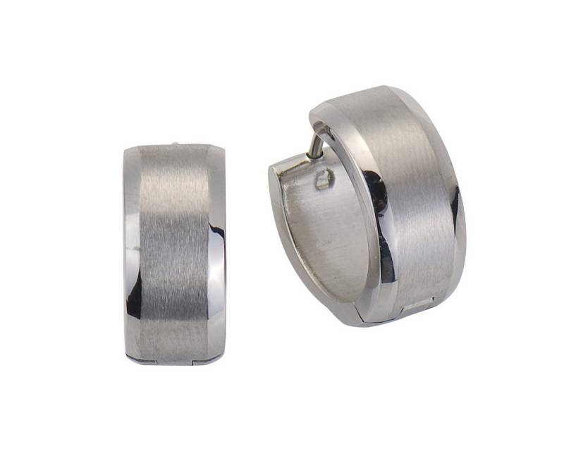 Zeeme Paar Creolen Edelstahl matt Ø 16mm von Zeeme