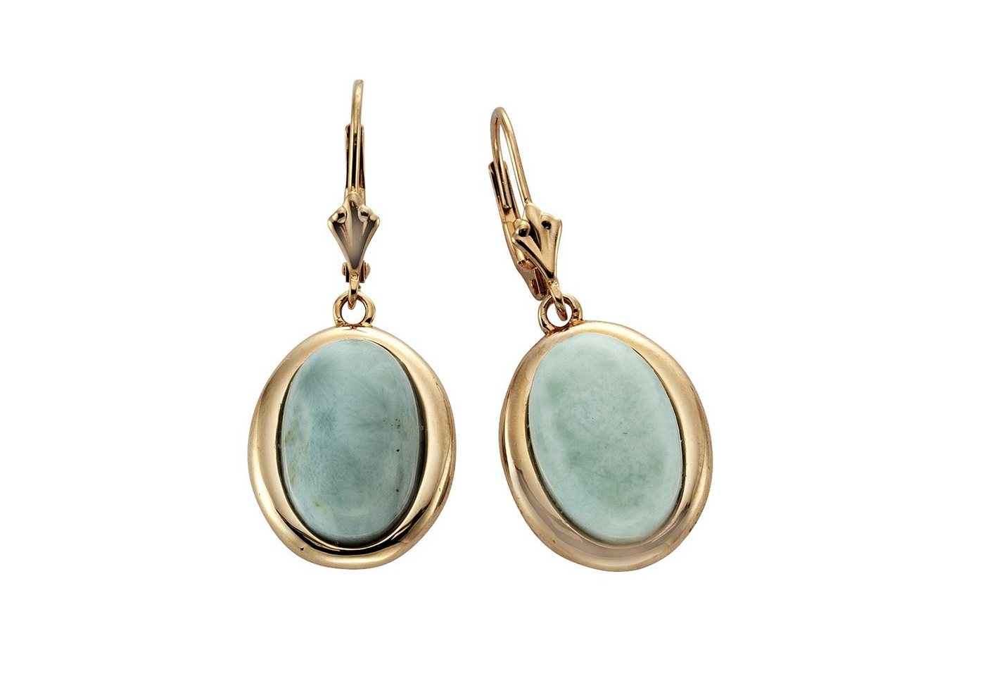 Zeeme Paar Ohrhänger 925/- Sterling Silber Larimar von Zeeme