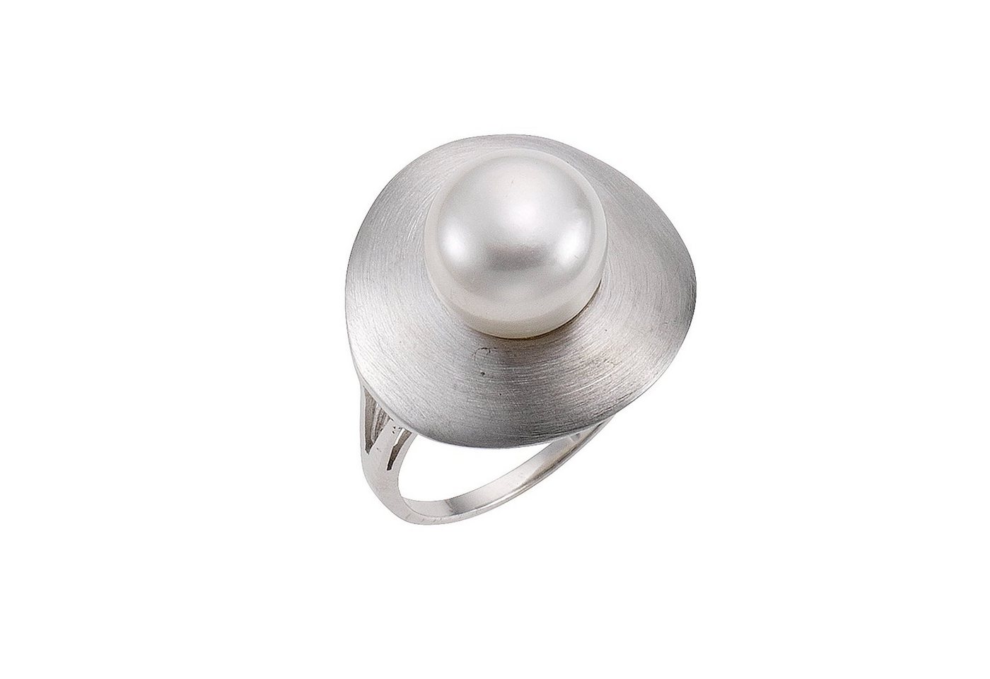 Zeeme Fingerring 925 Silber Perle weiß von Zeeme