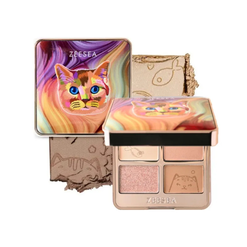 Zeesea - Colorful Animal Four-Color Eyeshadow - 3.5g - X01 Zeesea - Colorful Animal Four-Color Eyeshadow - 3.5g - X01 von Zeesea
