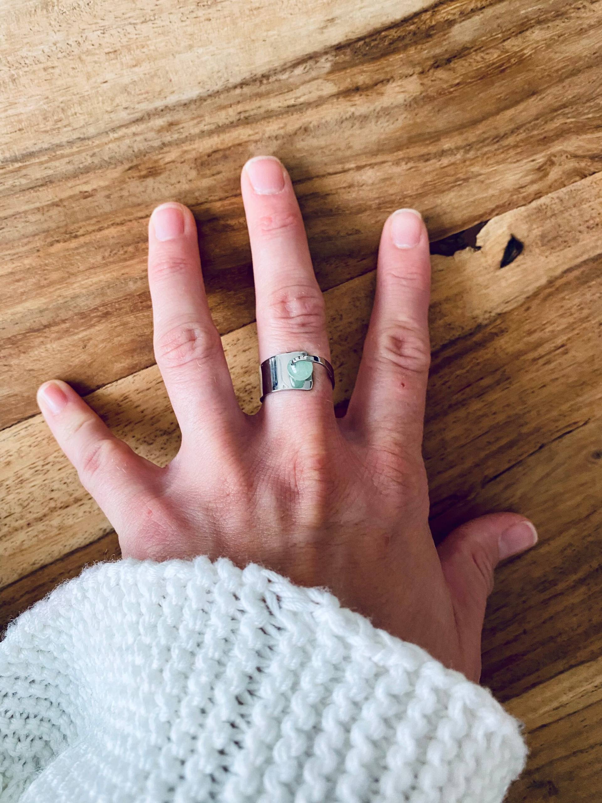 Ring Mit Aventurin Ring Mit Aventurin von Zefino