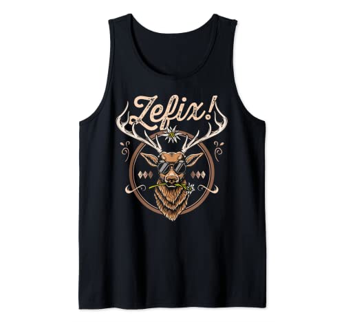 Trachtenshirt Herren Trachten Tshirt bayrisch Grantler Zefix Tank Top Trachtenshirt Herren Trachten Tshirt bayrisch Grantler Zefix Tank Top von Zefix T-Shirt & Bayrische Sprüche