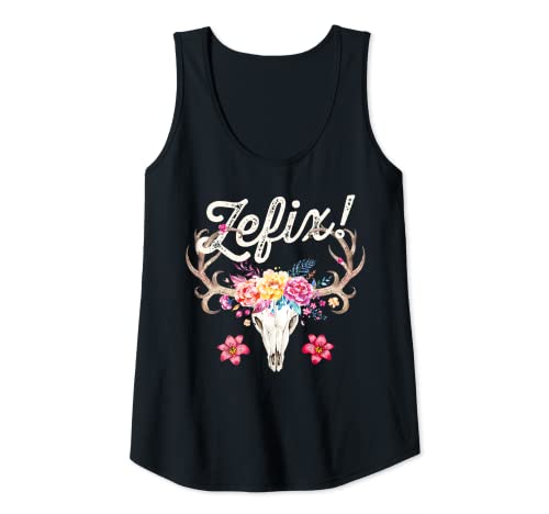 Damen Zefix T-Shirt Damen Trachtenshirt Passend für Oktoberfest Tank Top Damen Zefix T-Shirt Damen Trachtenshirt Passend für Oktoberfest Tank Top von Zefix T-Shirts Damen Trachtenshirts lustig
