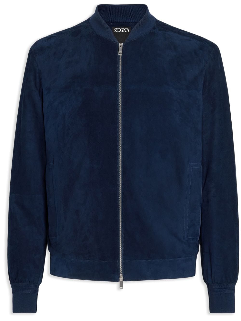 Zegna Bomberjacke aus Wildleder - Blau von Zegna