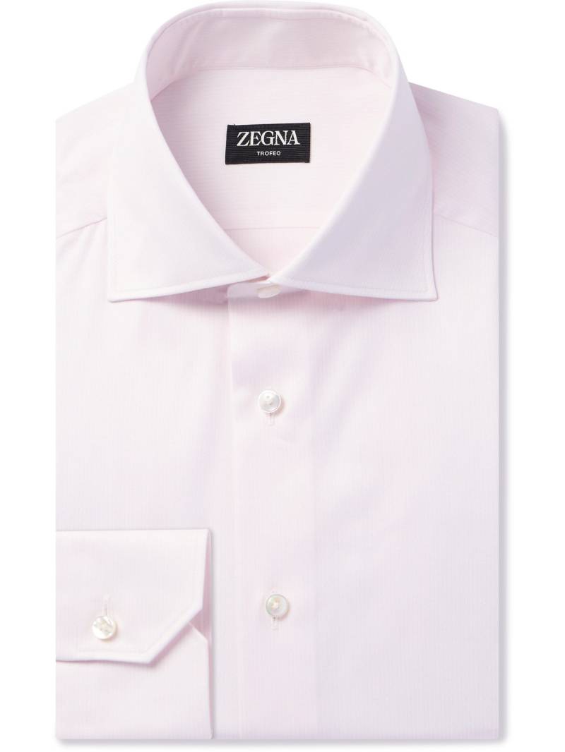 Zegna - Cutaway-Collar Trofeo™ Comfort Shirt - Men - Pink - EU 41 von Zegna