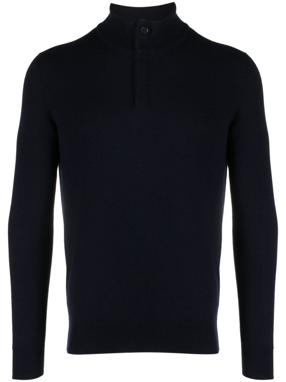 Zegna Kaschmirpullover mit Reißverschluss - Blau von Zegna