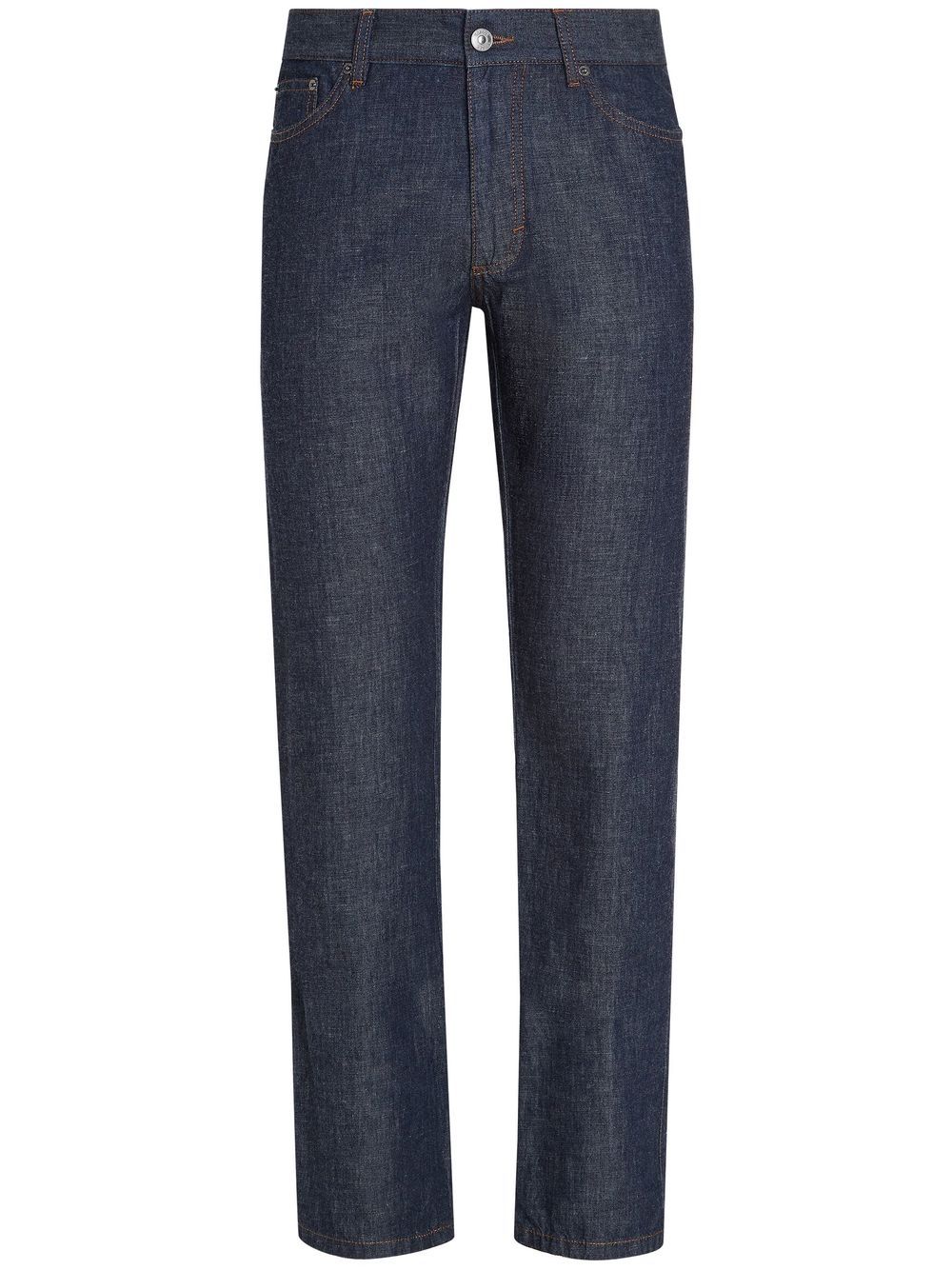 Zegna Roccia Slim-Fit-Jeans - Blau von Zegna