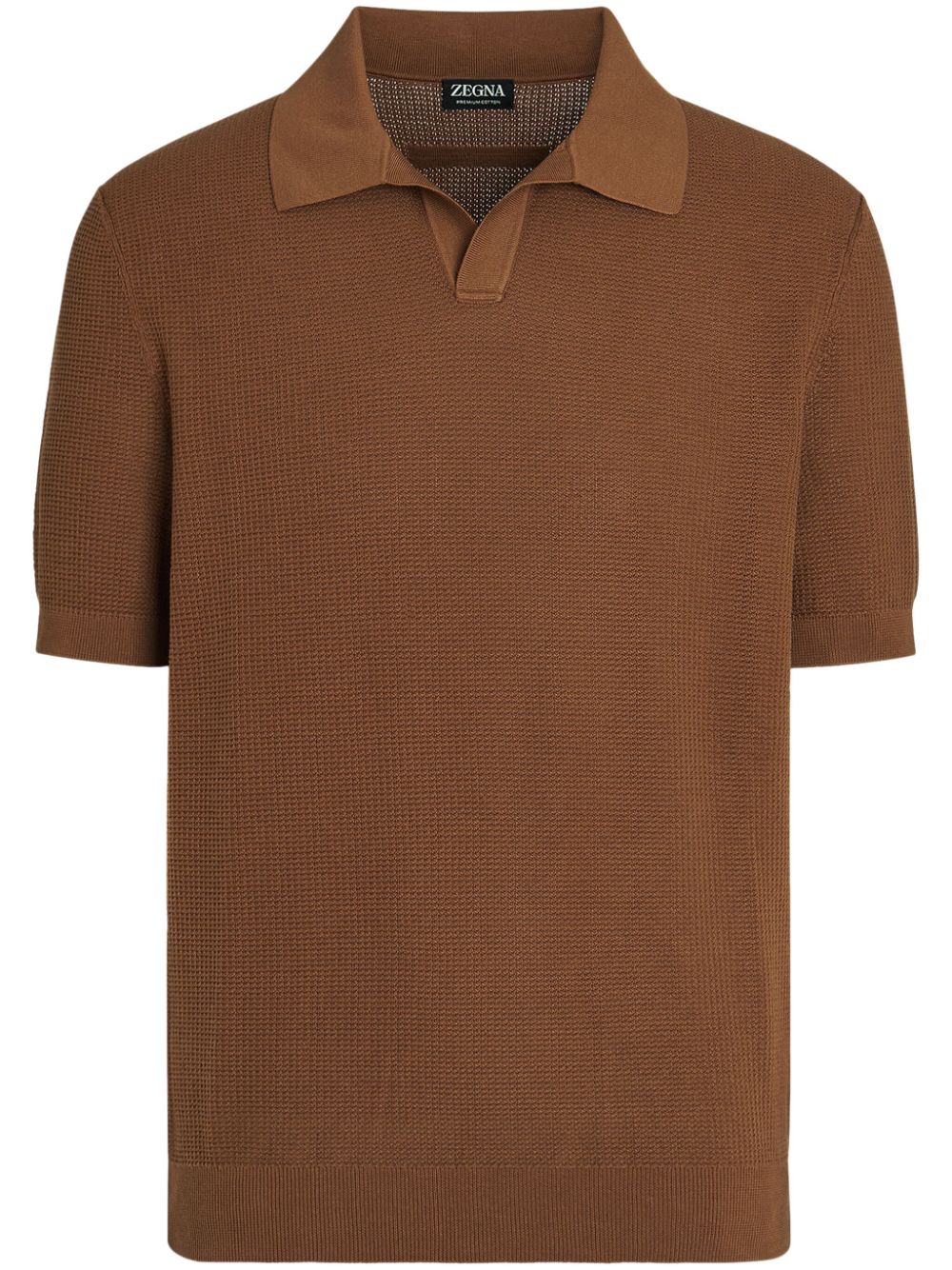 Zegna Klassisches Poloshirt - Braun von Zegna