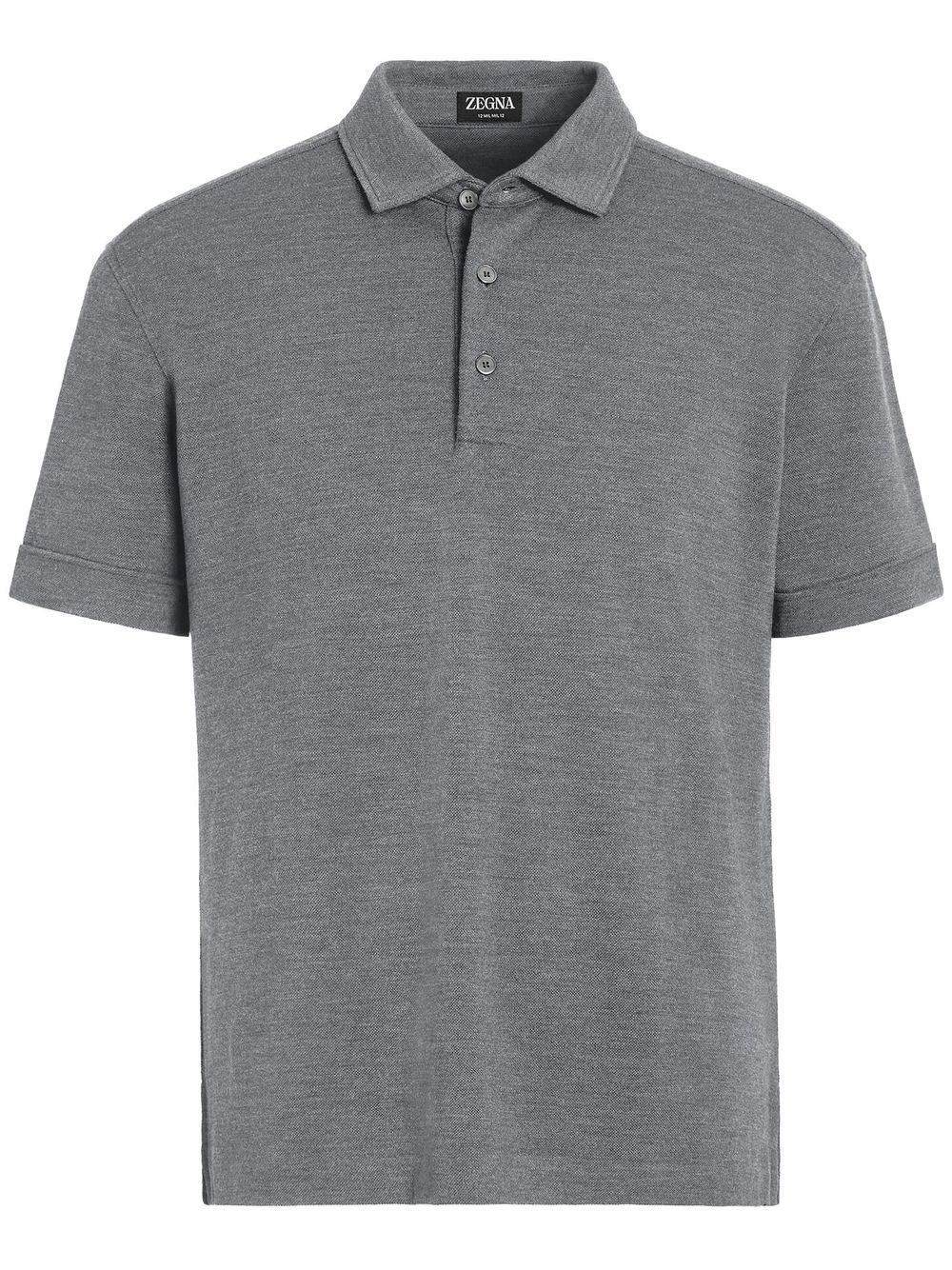 Zegna Meliertes Poloshirt - Grau von Zegna