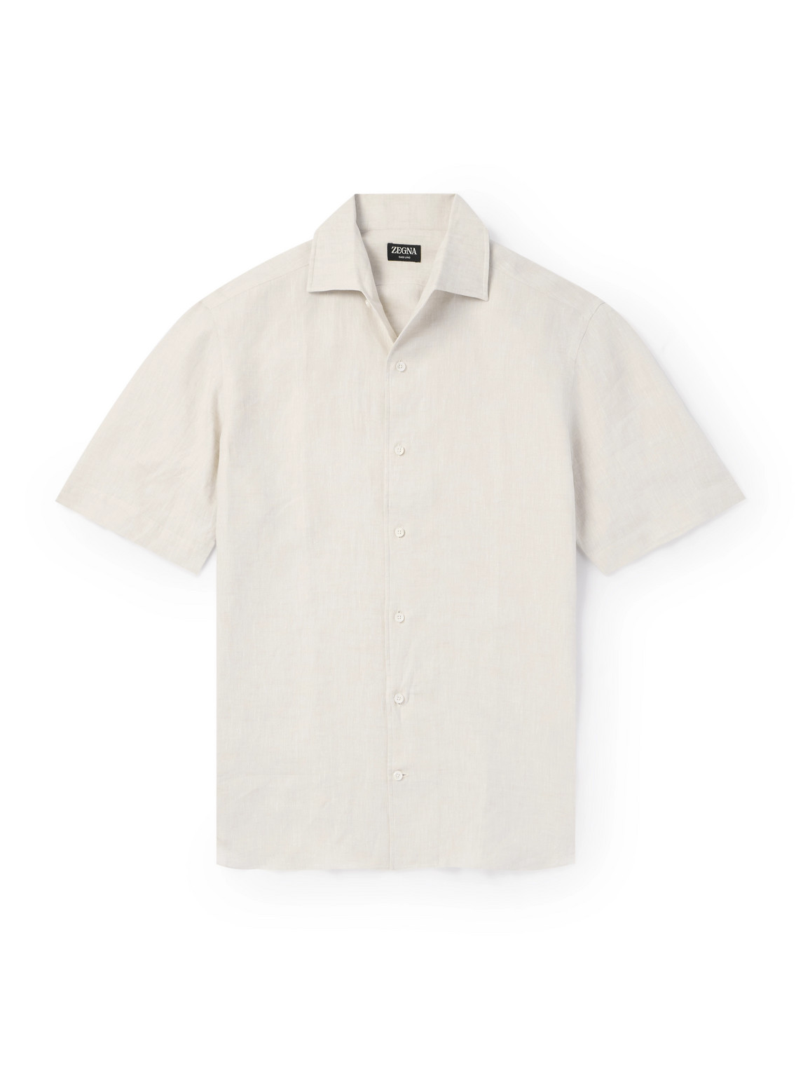 Zegna - Oasi Linen Shirt - Men - Neutrals - XXL von Zegna